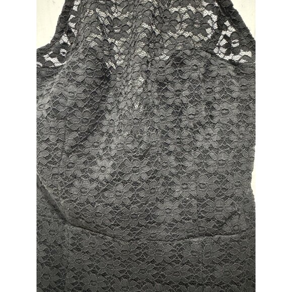BARDOT Women Black Chameleon Lace Floral Midi Dress XS - Picture 7 of 7
